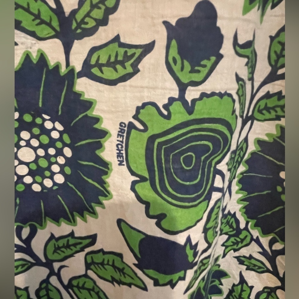 🔥💙💚Gretchen Scott size XS GORGEOUS blouse beautiful embroidery blue/green - Picture 3 of 9